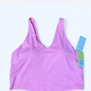 all in motion Light Pink V-Neck crop top